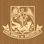 Manger des moules aux armes de Bruxelles