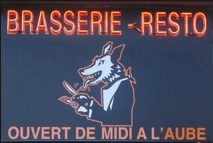 Manger tard à Bruxelles au loup voyant