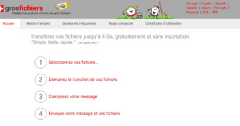 Comment transférer un gros fichier ? Transférer un gros fichier avec GrosFichiers.com