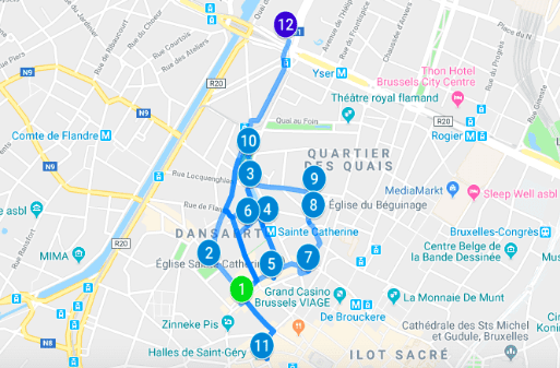 Plan Brussels light Festival 2019