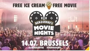 Cinéma gratuit Ben & Jerry's Bruxelles