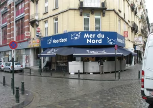 Ryby uliczne Noordzee w Brukseli