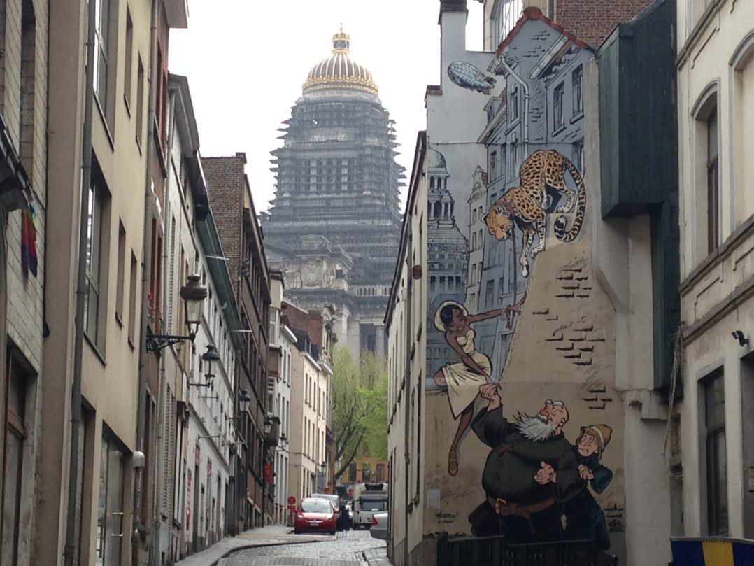 Trasa komiksowa w Brukseli, bezpłatna aktywność w centrum Brukseli