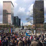 Marche contre la peur et terrorisme bruxelles avril 2016