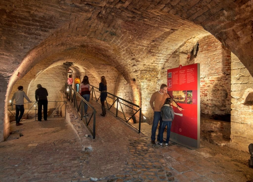 Palais du Coudenberg Ideal quand il fait chaud - Photo Presse beculture.be