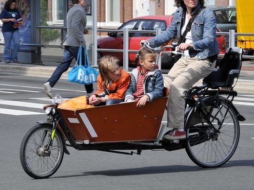 Vélo Cargo à Bruxelles: le vélo pour transporter les enfants