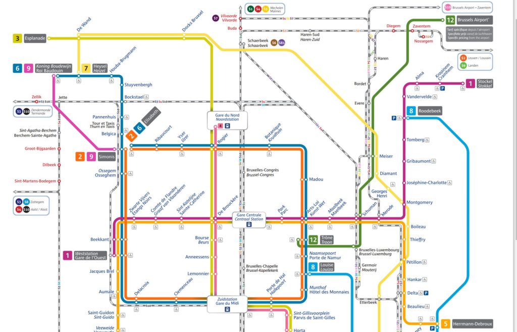 PLan Tram (c) STIB