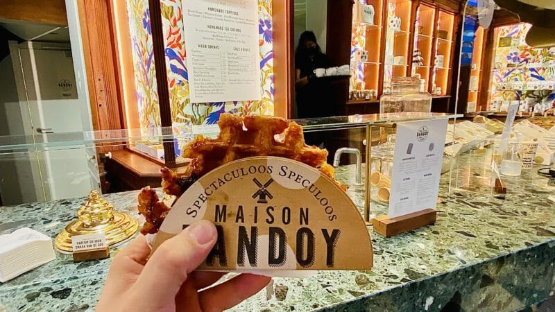 I deliziosi waffle di Bruxelles della Maison Dandoy 😋🥰🧇