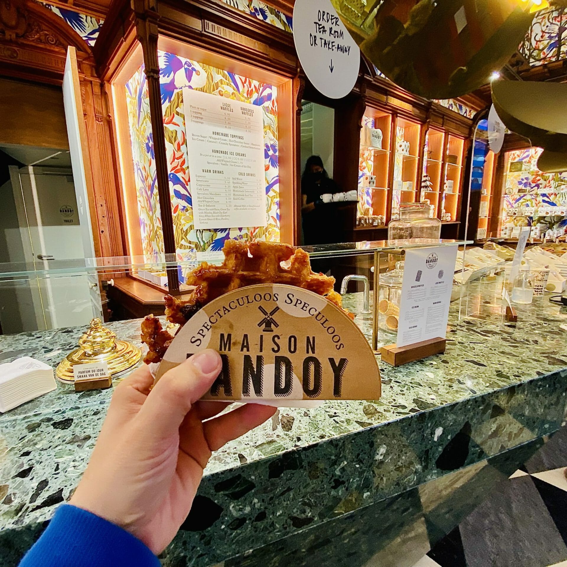 Maison Dandoy 美味的布鲁塞尔华夫饼😋🥰🧇