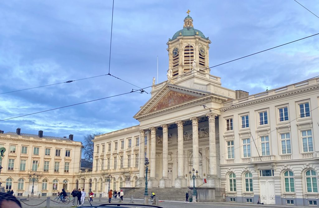 Eglise Saint-Jaques qui aujourd'hui à pri la place du Palais du Coudenberg (c) Pierre Halleux