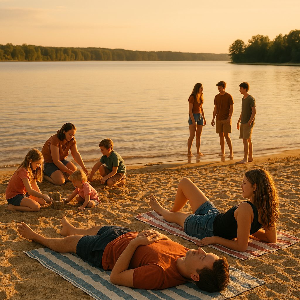 đïž Une plage de sable kids-friendly Ă moins de 30 minutes Bruxelles !