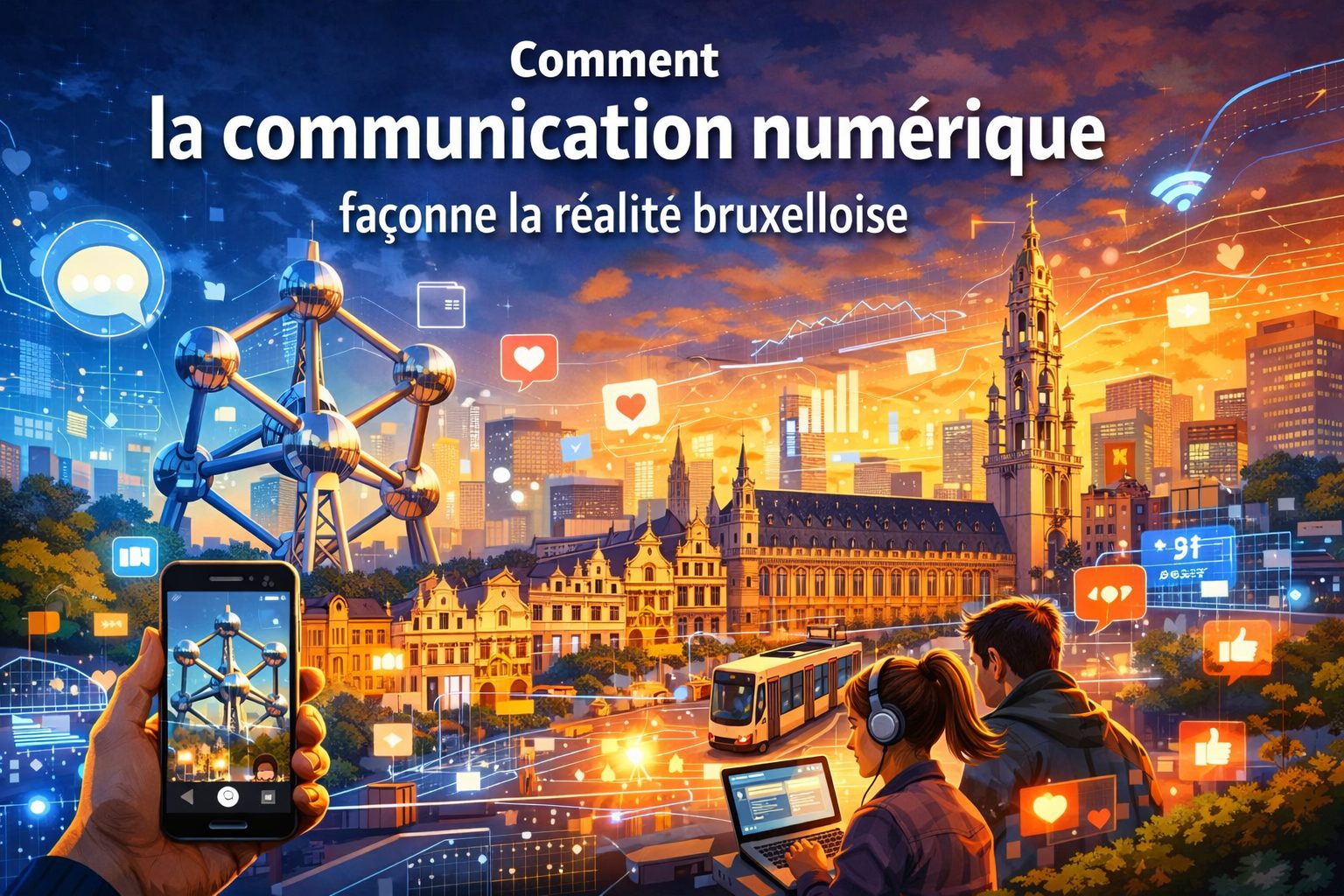 Comment la communication numérique façonne la réalité bruxelloise