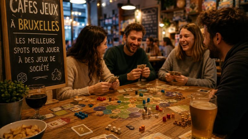 Les meilleurs cafés jeux où jouer à des jeux de société à Bruxelles