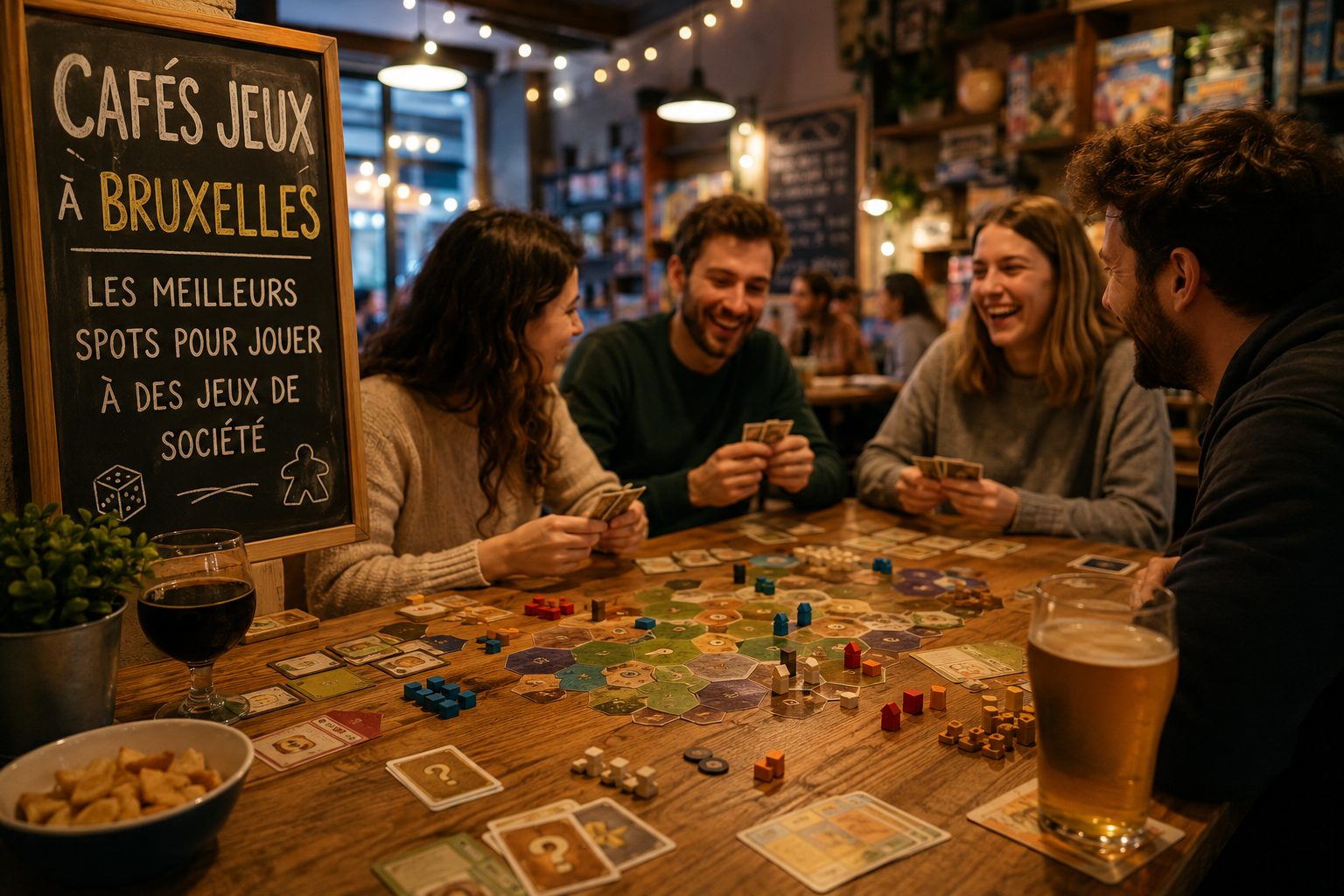 Les meilleurs cafés jeux où jouer à des jeux de société à Bruxelles