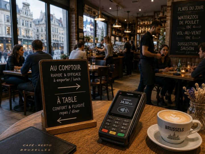 Cafés und Restaurants in Brüssel: Bezahlung am Tisch oder an der Theke – welche Option sorgt für einen reibungsloseren Service?