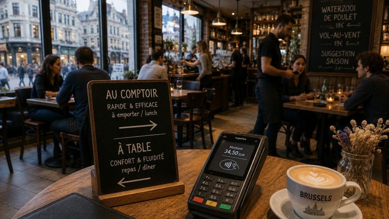 Cafés et restaurants à Bruxelles : paiement à table ou au comptoir, quel choix pour un service plus fluide ?