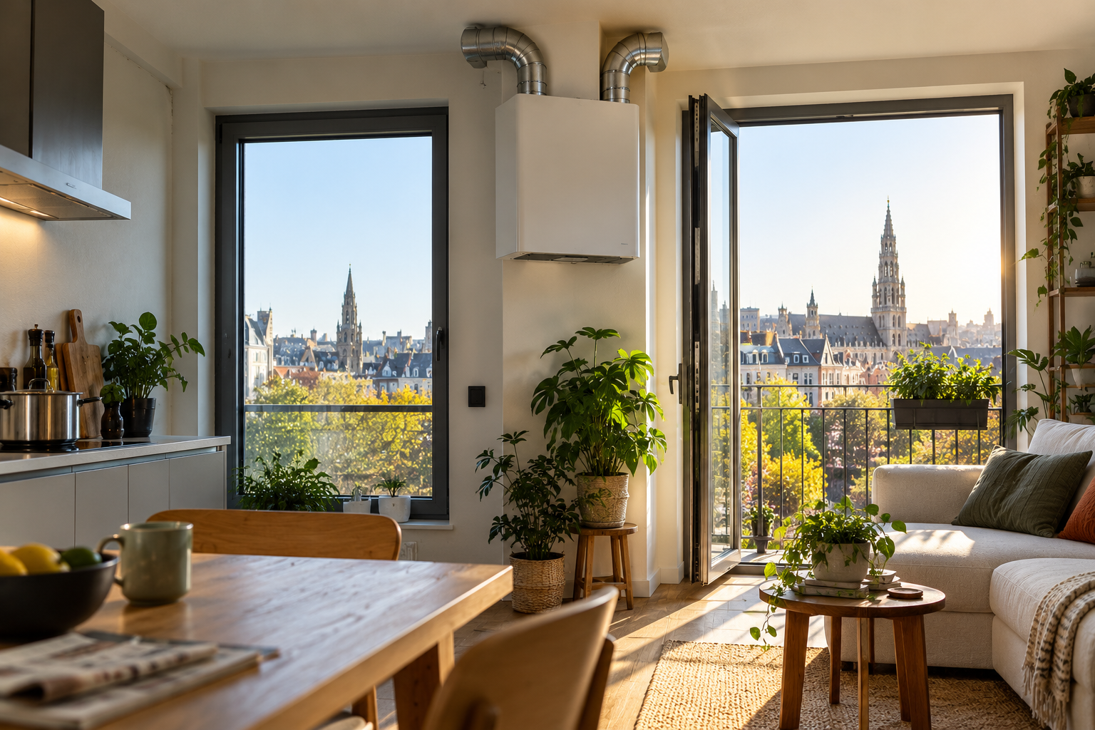 Vivre sainement et confortablement dans un appartement compact
