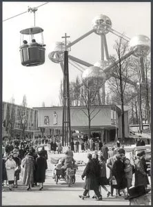 Archiv der Evangelischen Kirche im Rheinland Düsseldorfból/ Boppard, Deutschland - Ev. Pavilon a brüsseli EXPO-n