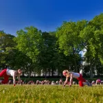 friskis&svettis sport nei parchi di Bruxelles gratis