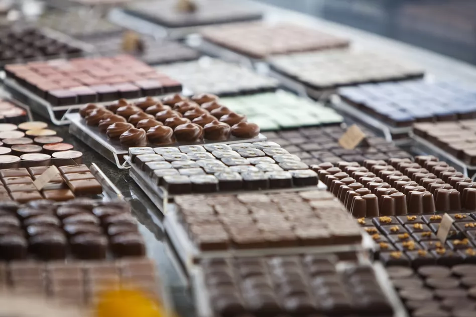 Φωτογραφία βελγικής σοκολατοποιίας Vandender.eu