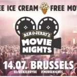 Cinéma gratuit Ben & Jerry's Bruxelles