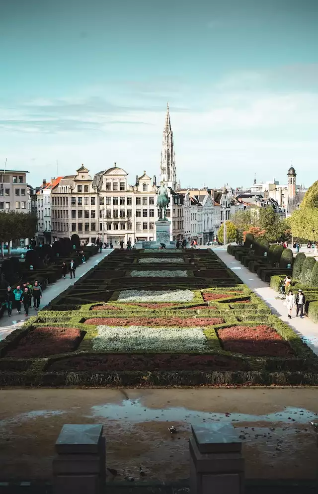 Mont Des Arts Brüsszel egyik legszebb kilátása (c) Louis Droege Unsplash