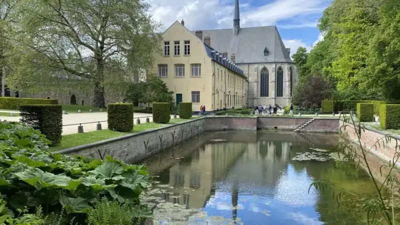 Az Abbaye de la Cambre parkja Ixelles-ben