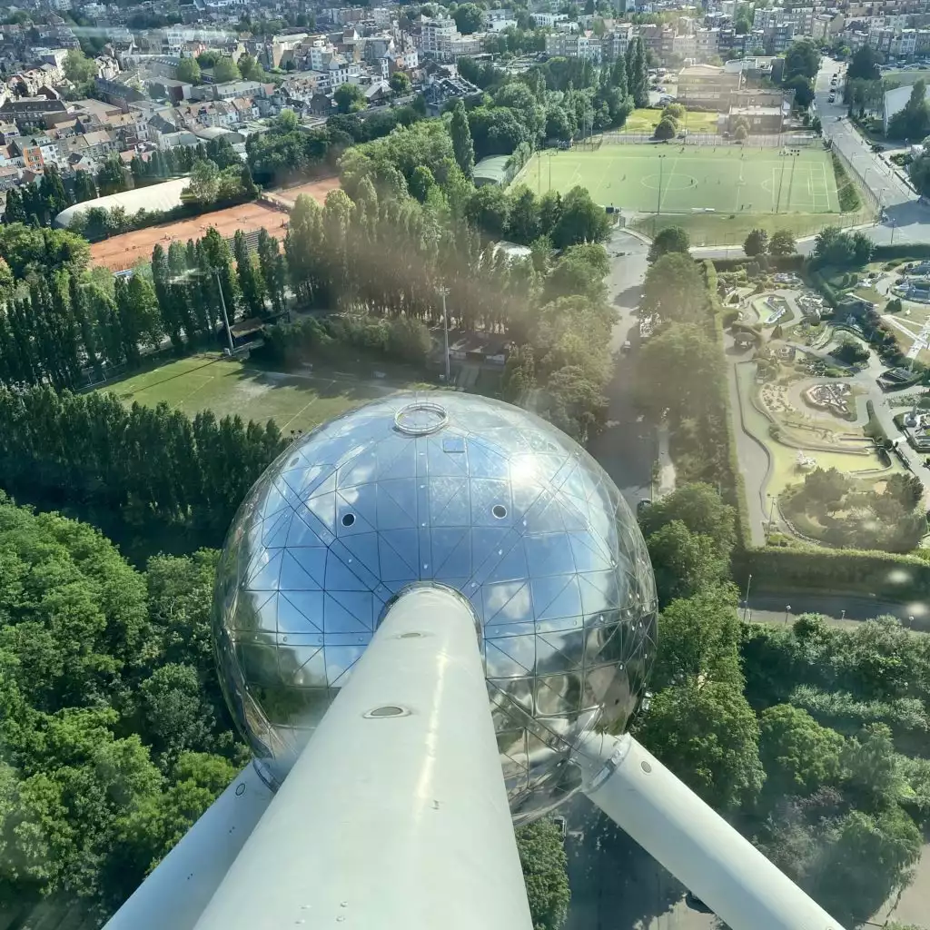 The Atomium στις Βρυξέλλες (γ) Φωτογραφία Pierre Halleux The Atomium στις Βρυξέλλες (γ) Φωτογραφία Pierre Halleux